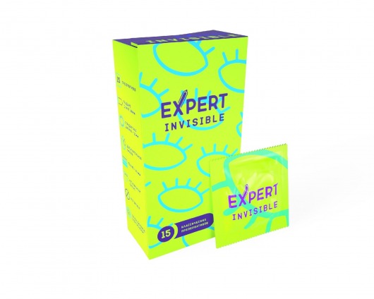 Ультратонкие презервативы Expert Invisible - 15 шт. - Expert - купить с доставкой в Воронеже