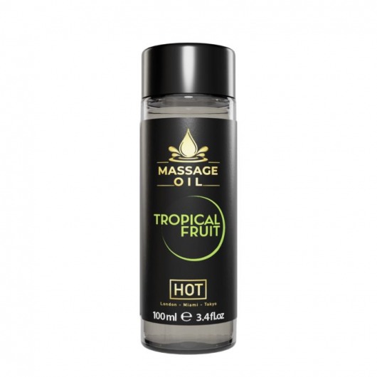 Массажное масло c ароматом тропических фруктов Massage Oil - 100 мл. - HOT - купить с доставкой в Воронеже