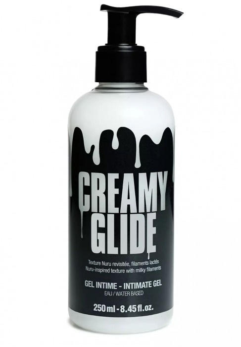Лубрикант на водной основе Creamy Glide с консистенцией спермы - 250 мл. - Strap-on-me - купить с доставкой в Воронеже