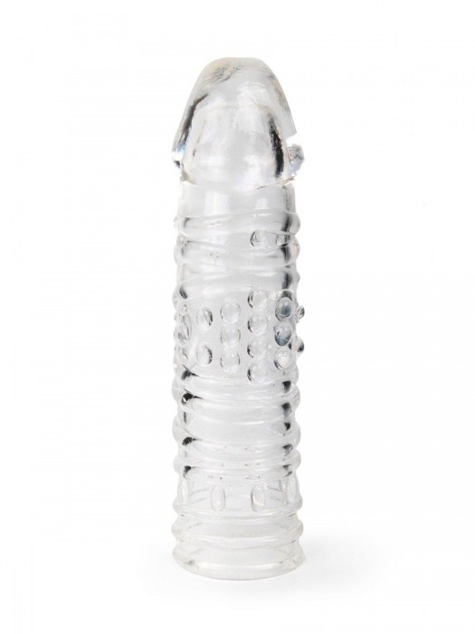 Прозрачная закрытая насадка на пенис - 17 см. - Sex Expert - в Воронеже купить с доставкой