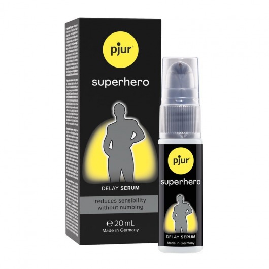 Пролонгатор-сыворотка pjur Superhero Delay Serum - 20 мл. - Pjur - купить с доставкой в Воронеже