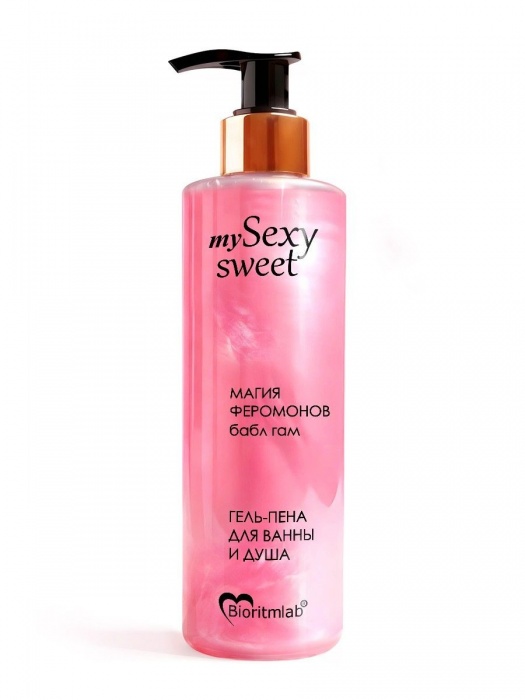 Гель-пена для ванны и душа Sexy Sweet с феромонами и ароматом бабл-гам - 200 мл. -  - Магазин феромонов в Воронеже