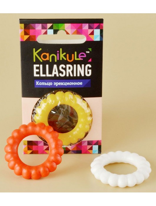 Цветное рельефное эрекционное кольцо Ellasring - Sitabella - в Воронеже купить с доставкой