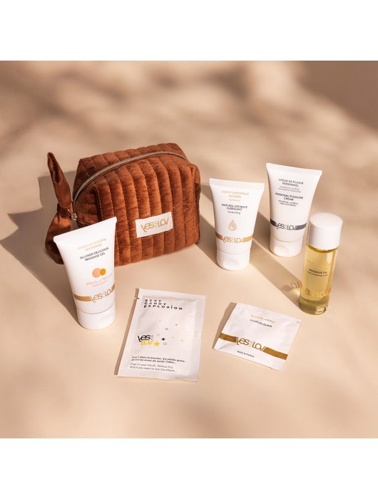 Набор YESforLOV La Trousse Enchantée в коричневой косметичке - YESforLOV - купить с доставкой в Воронеже