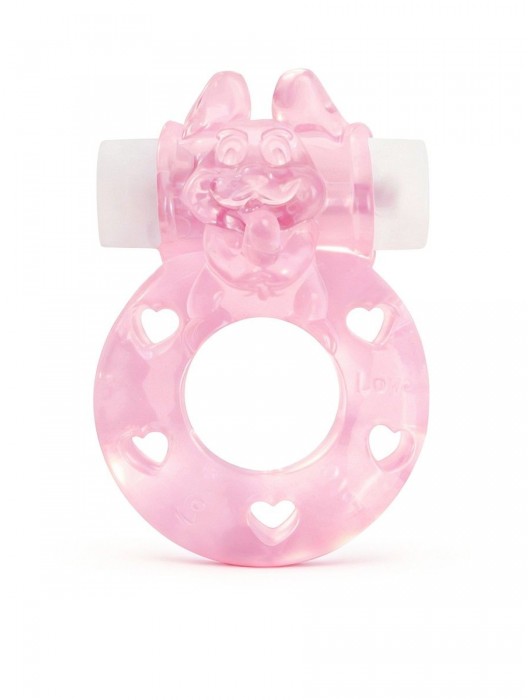 Розовое эрекционное виброкольцо в форме зайчика - 1137 - в Воронеже купить с доставкой