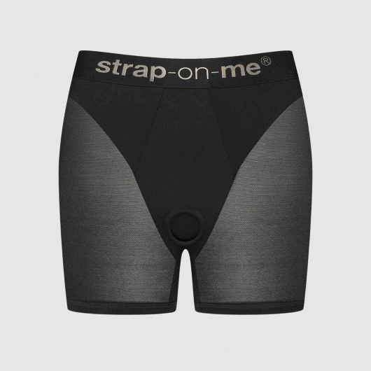 Трусики-шорты для фиксации насадок Strap-on-me Harness Lingerie Halo - size XL - Strap-on-me - купить с доставкой в Воронеже