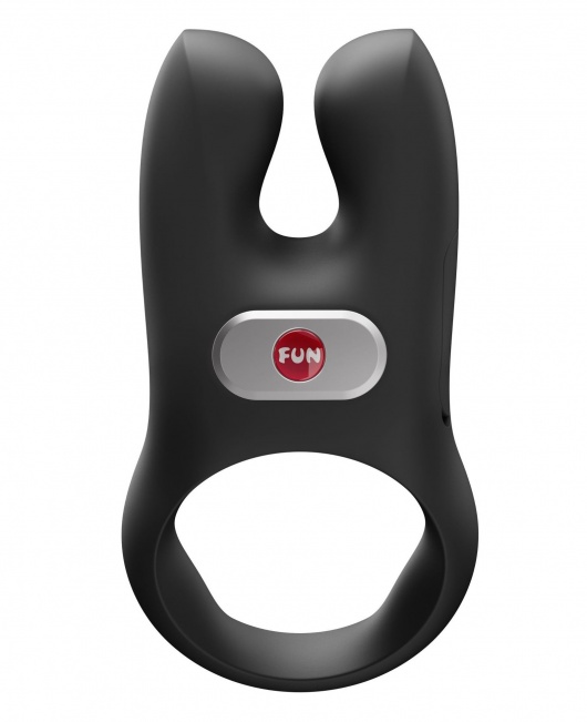 Черное эрекционное виброкольцо Nos - Fun Factory - в Воронеже купить с доставкой