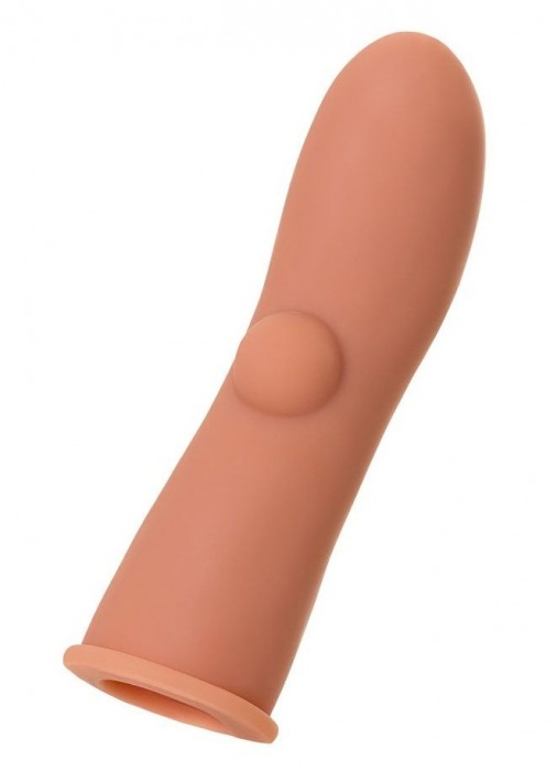 Насадка на фаллос с имитацией пирсинга - 14,7 см. - KOKOS - в Воронеже купить с доставкой