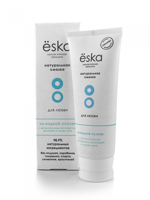 Натуральный лубрикант на водной основе Ёska - 75 мл. - Eska - купить с доставкой в Воронеже