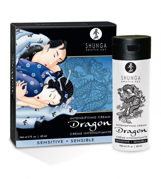 Интимный мужской крем SHUNGA DRAGON SENSITIVE - 60 мл. - Shunga - купить с доставкой в Воронеже