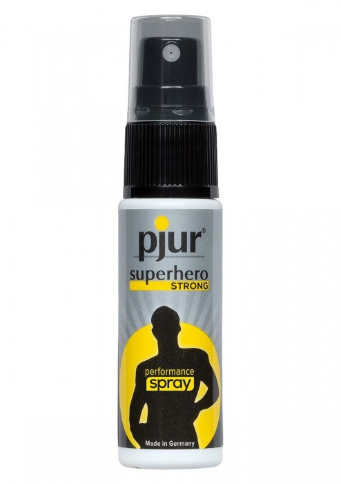 Спрей-пролонгатор длительного действия pjur SUPERHERO Strong Spray - 20 мл. - Pjur - купить с доставкой в Воронеже