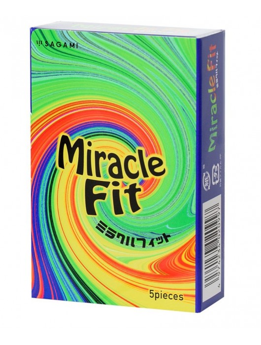 Презервативы Sagami Xtreme Miracle Fit - 5 шт. - Sagami - купить с доставкой в Воронеже