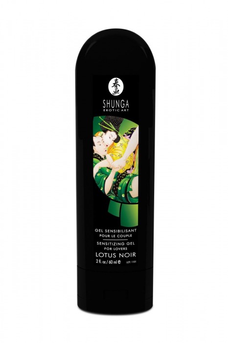 Интимный гель для пар, усиливающий наслаждение, Lotus Noir - 60 мл. - Shunga - купить с доставкой в Воронеже