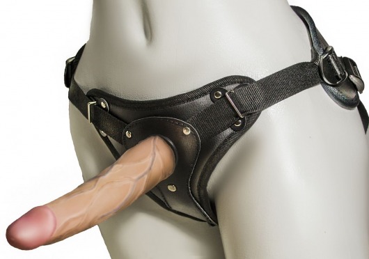 Женский страпон с вагинальной пробкой Woman Strap - 18 см. - LOVETOY (А-Полимер) - купить с доставкой в Воронеже