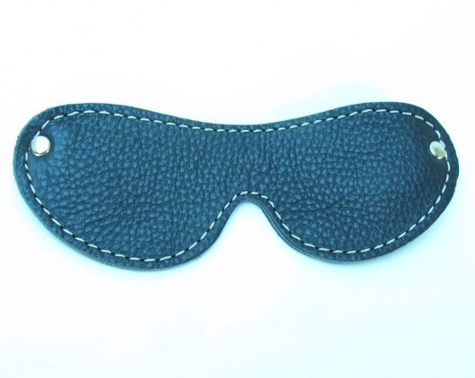 Кожаная маска на глаза - БДСМ Арсенал - купить с доставкой в Воронеже