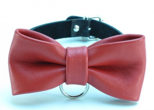 Эффектный ошейник с бабочкой - БДСМ Арсенал - купить с доставкой в Воронеже