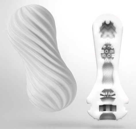 Мастурбатор FLEX Silky White с мягким рельефом - Tenga - в Воронеже купить с доставкой