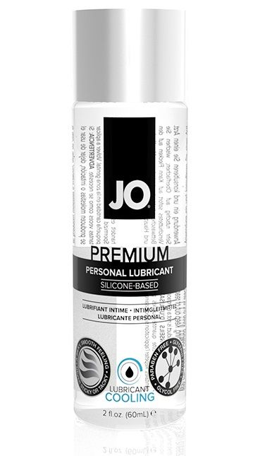 Охлаждающий лубрикант на силиконовой основе JO Personal Premium Lubricant Cooling - 60 мл. - System JO - купить с доставкой в Воронеже