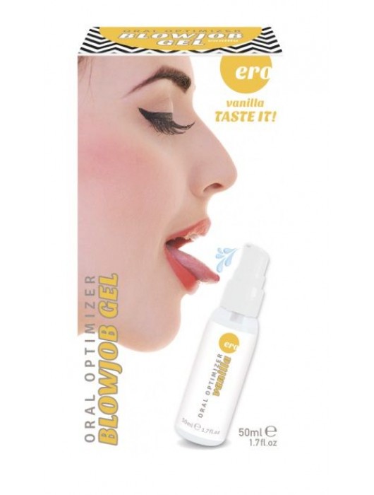 Увлажняющий гель для орального секса с ароматом ванили - 50 мл. - Ero - купить с доставкой в Воронеже