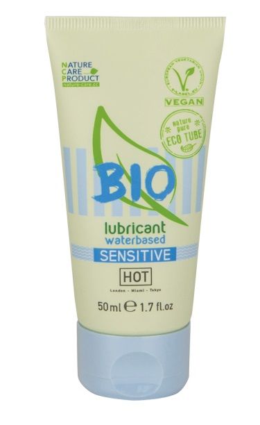 Органический лубрикант для чувствительной кожи Bio Sensitive - 50 мл. - HOT - купить с доставкой в Воронеже