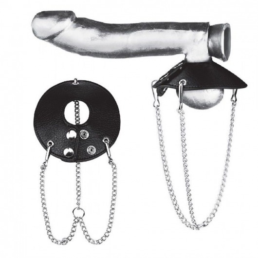 Утяжка-парашют на мошонку 3.5  Parachute Ball Stretcher - BlueLine - купить с доставкой в Воронеже