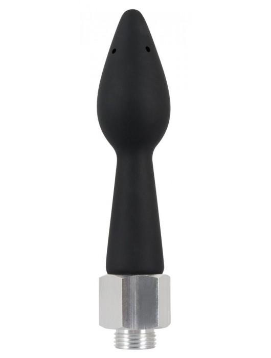 Чёрная анальная насадка для душа Anal Douche Rear Splash - Orion - купить с доставкой в Воронеже