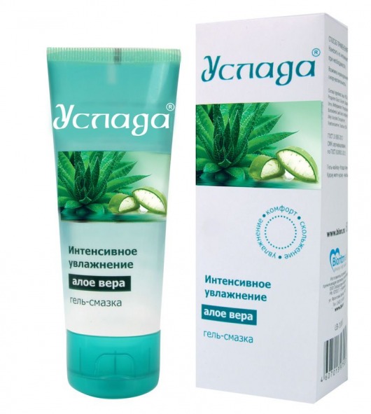 Гель-лубрикант  Услада  с алое вера - 60 гр. - Биоритм - купить с доставкой в Воронеже