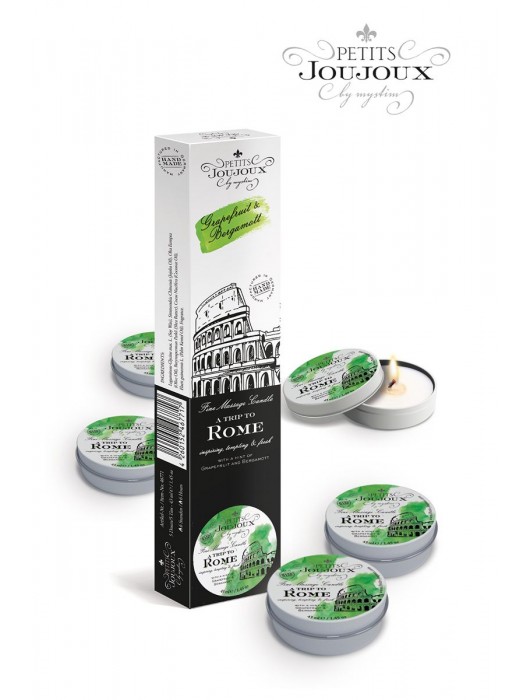 Набор из 5 свечей Petits Joujoux Rome с ароматом грейпфрута и бергамота - MyStim - купить с доставкой в Воронеже