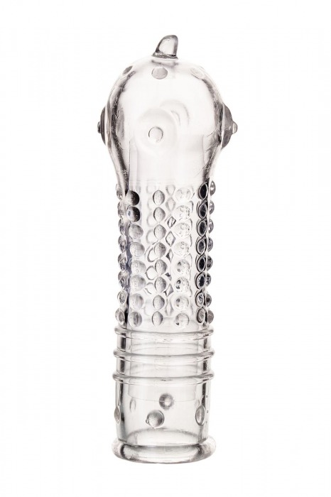 Прозрачная закрытая насадка на пенис TOYFA A-Toys - 14,7 см. - A-toys - в Воронеже купить с доставкой