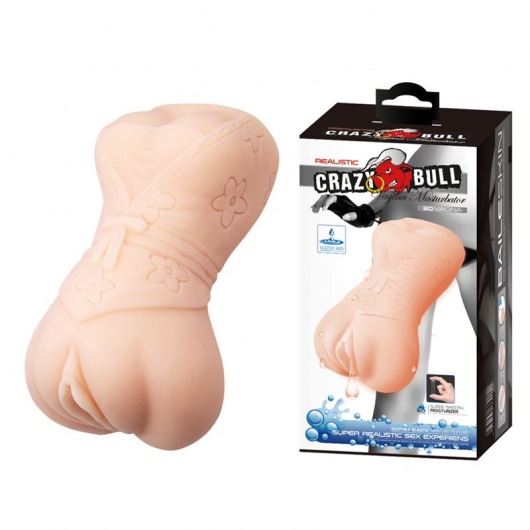 Мастурбатор-вагина с эффектом смазки в виде женской фигурки - Baile - в Воронеже купить с доставкой