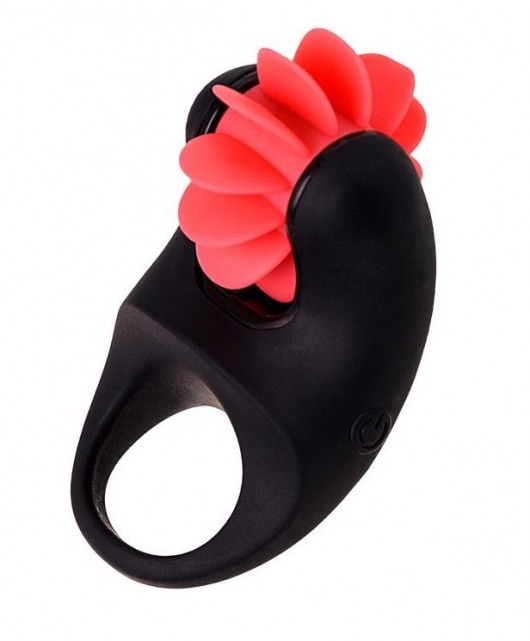 Чёрно-красное эрекционное виброкольцо Erotist - Erotist Adult Toys - в Воронеже купить с доставкой