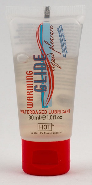 Смазка на водной основе Warming Glide с согревающим эффектом, 30 мл. - HOT - купить с доставкой в Воронеже