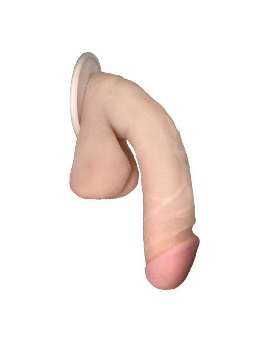 Сувенирный фаллос на присоске 03 - 17 см. - LOVETOY (А-Полимер) - купить с доставкой в Воронеже