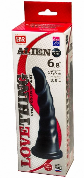 Насадка для трусиков харнесс Alien - 17,5 см. - LOVETOY (А-Полимер) - купить с доставкой в Воронеже