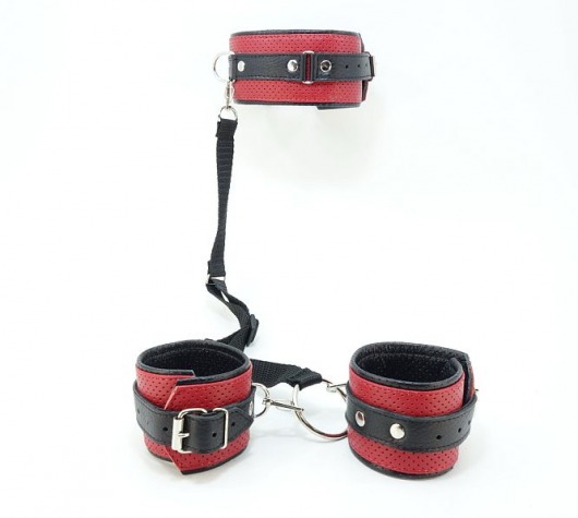 Кожаный БДСМ-набор - БДСМ Арсенал - купить с доставкой в Воронеже