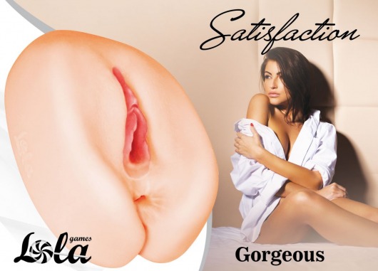 Мастурбатор с 2 тоннелями Satisfaction Gorgeous - Lola Games - в Воронеже купить с доставкой