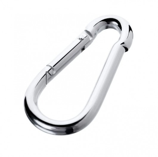 Серебристый карабин TOYFA Metal - ToyFa - купить с доставкой в Воронеже